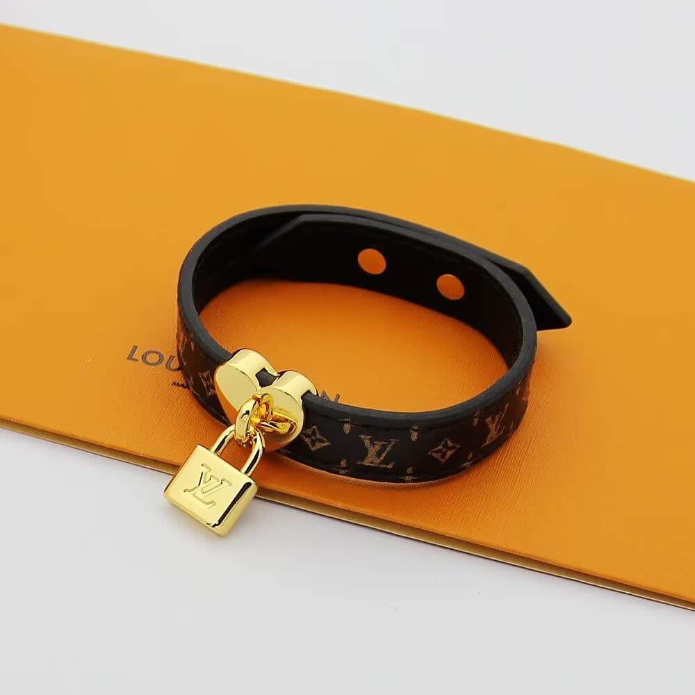 Louis Vuitton Monogram Lock Bracelet